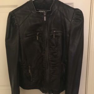Xhilaration Black faux Leather Jacket